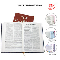 Bible en gros couleurs assorties, approvisionnement en vrac pour la distribution en église, échantillon gratuit, Bible de haute qualité à couverture rigide