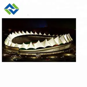 建筑ETFE聚四氟乙烯拉伸膜结构天篷体育场