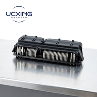 Connecteur d'adaptateur de module de commande de véhicule 2219100-2, 121 broches, pas mixte, boîtier PBT, alliage de cuivre, mâle, personnalisé OEM, pour camion et tracteur