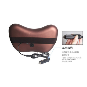 Almohada de masaje para coche con 4 cabezales, masajeador de cuello recargable para uso en casa y en el coche - Product Image 5