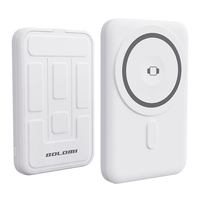 Banque d'Énergie Magnétique Sans Fil Mag Charge Rapide PD 22.5W avec Support Pliable Sécurisé & Affichage Numérique Power Bank 10000mAh pour iPhone
