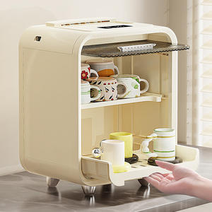 Support de rangement pour biberons Table de bébé Chambre à coucher Support d'égouttage ménager Vaisselle pour bébé Tasse multifonctionnelle <span class=keywords><strong>Casier</strong></span> à poussière - Product Image 4