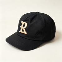 Casquette de baseball plate brodée haut de gamme pour enfants, logo personnalisé, en coton, 5 panneaux, non structurée, pour tout-petits, vente en gros de casquettes Gorras