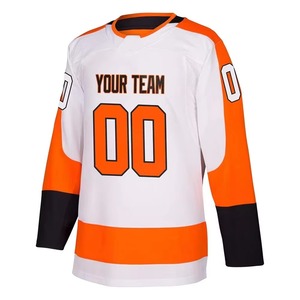 Maillots de hockey sur glace personnalisés légers pour adultes, impression par sublimation, uniformes d'entraînement, écologiques et à séchage rapide - Product Image 2