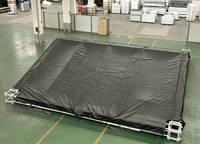 Estructura de Aluminio 6061-T6 con Certificación TUV CE, Estructura de Soporte para Iluminación de Techo de 400 mm para Escenarios, Eventos, Conciertos, Exposiciones Musicales, Exhibiciones