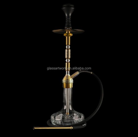 Design personnalisé Narguilé Lowrider en carbone Shisha de luxe unique en acier inoxydable avec miroir Technics