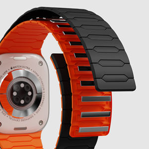 <span class=keywords><strong>Bracelet</strong></span> magnétique en silicone puissant de haute qualité, nouvelle sortie, pour <span class=keywords><strong>Apple</strong></span> <span class=keywords><strong>Watch</strong></span> 49 mm, 46 mm, 45 mm, 44 mm, 41 mm, 40 mm - Product Image 2