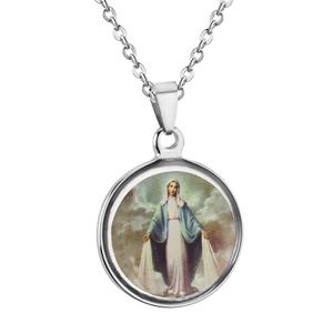 Collier religieux classique en or et argent ASONSTEEL pour cadeau, vente en gros de bijoux - Product Image 4