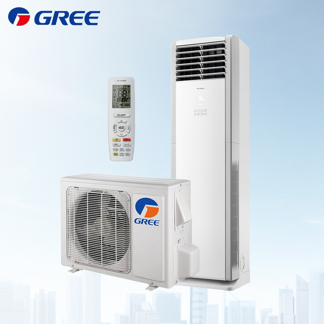 GREE Inverter Floor Standing Commercial AC 24000 to 48000 BTU Energy Saving Cooling and Heating for Hotel Restaurant