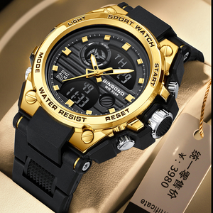 Montre à quartz Binbond 885 B885 avec bracelet en silicone, montre pour homme, montre de sport lumineuse, étanche, pour activités de plein air - Product Image 1