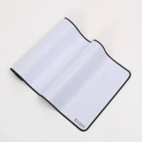 Tapis de Souris Écologique Grande Taille Vierge pour Transfert Thermique, Blanc et Noir, Personnalisable avec Logo, Thème Jeu et Anime, Tapis de Bureau