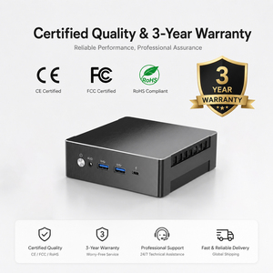 Mini <span class=keywords><strong>PC</strong></span> Bisnis AMD Ryzen 9 6900HX Radeon 680M 64GB DDR5 M.2 NVMe SSD WiFi 6E Dual LAN USB4 Windows 11 Komputer Kantor Ringkas - Product Image 3