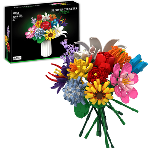 Woma Toys - Juego <span class=keywords><strong>de</strong></span> Bloques <span class=keywords><strong>de</strong></span> Construcción <span class=keywords><strong>de</strong></span> <span class=keywords><strong>Flores</strong></span> <span class=keywords><strong>de</strong></span> la Colección Botánica, Kit <span class=keywords><strong>de</strong></span> Bloques <span class=keywords><strong>de</strong></span> <span class=keywords><strong>Flores</strong></span> para la Creatividad, Mini Ladrillos <span class=keywords><strong>de</strong></span> <span class=keywords><strong>Flores</strong></span>, Juguete para Niños (11053) - Product Image 1