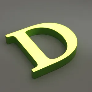 Wholesale Face Lit Acrylic Luminous Letter 3D LED Front Solid Lit Signs Luminous Sign Letter For Advertising