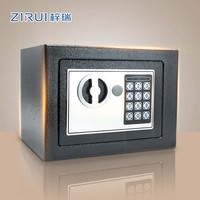 Coffre-fort numérique à empreinte digitale au design moderne avec serrure à clé pour hôtel, maison, banque