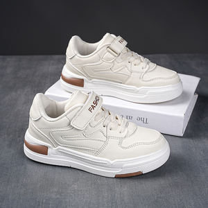 キッズ・スクールボーイズ・ガールズ向け、新スタイルスポーツホワイト無地キャンバスシューズ、カジュアルエアスニーカー、低価格ベストセラー、シューズファクトリー、29-39サイズ - Product Image 2