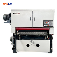 Machine à planer le bois à bande large, ponceuse double face pour bois, ponceuse-planeuse double face pour panneaux