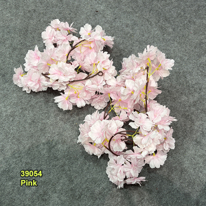 Nouvel Arrivage – Fleurs Artificielles de Cerisier Sakura Suspendues, 180 cm (71 pouces), 1 Branche 1 Fleur, pour Décoration d'Événements et de Fêtes - Product Image 2