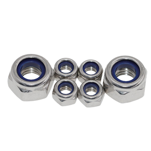 Din982/985 Nylon chèn Hex cap lớp 4/8/10 khóa <span class=keywords><strong>NUT</strong></span> màu xanh trắng kẽm mạ chống khóa & <span class=keywords><strong>t</strong></span>ự khóa <span class=keywords><strong>NUT</strong></span> - Product Image 2