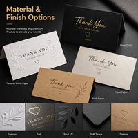 Cartes de remerciement personnalisées avec coupon, en carton, pour emballages de petites entreprises, inserts pour e-commerce, impression de logo, toutes tailles et designs