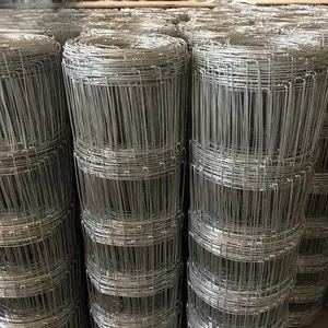 Galvanized Hog Wire Fencing Grassland Field Animal Goat Sheep Deer Cattle Fence On Farm For Free Sample