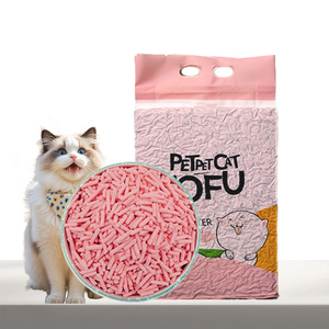 2025 Produk Terlaris OEM ODM 100% Bahan Baku Alami Rendah Debu Daya Serap Air Tinggi 1.5-2.0 mm Pasir Kucing Tofu - Product Image 4