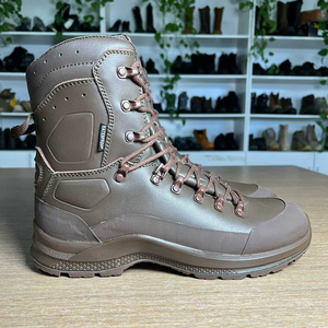 Bottes de randonnée tactiques imperméables en cuir marron SFA1 Malaysia Froest Jungle, chaussures de trekking en cuir pour activités de plein air - Product Image 5