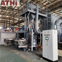Machine de sablage à double plateau tournant de fabrication industrielle