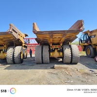 Camion benne minier Caterpillar 773F d'occasion bien entretenu, prêt à la vente et à l'expédition, avec moteur et groupe électrogène inclus.