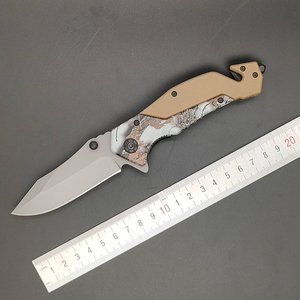 Cuchillo de Camping Plegable, Cuchillo de Bolsillo Personalizado para Supervivencia, Cuchillo Plegable para Caza y Camping - Product Image 1