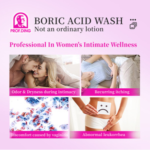 Prof.Ding vente en gros OEM anti-démangeaisons produits de lavage pour l'hygiène féminine contrôle des odeurs acide borique à base de plantes mousse de Yoni lavage antibactérien - Product Image 5