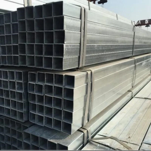 Poteau de clôture métallique carré 4x4 de diamètre 110 mm, tube en acier rectangulaire galvanisé - Product Image 2