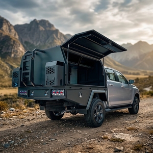 กล่องเครื่องมือสำหรับรถออฟโรด อลูมิเนียม ทนทาน 4 ช่อง พร้อมกุญแจล็อค สำหรับวางบนกระบะรถบรรทุก - Product Image 5