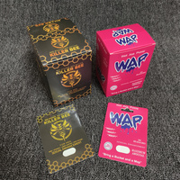 Emballage en blister en carton personnalisé pour capsules Wap, impression de cartes en papier, carte en papier suspendue, étiquette personnalisée