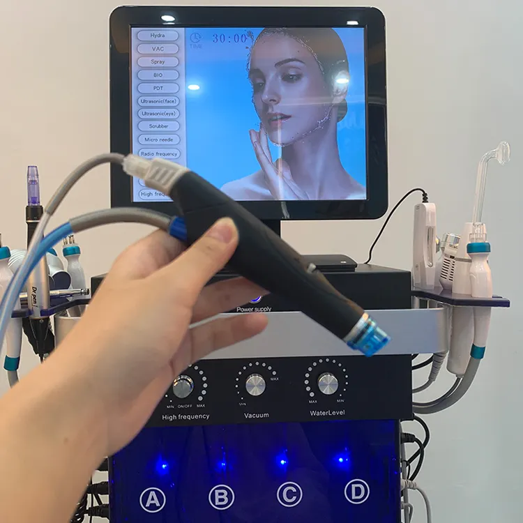 Máquina Hydra 14 en 1, la mejor máquina para tratamiento facial, diseño profesional de esteticistas