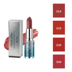 Private Label Lipstick Manufacturers Cosmetics Long Lasting Smooth Vegan Cosmetic Waterproof Matte Lipstick