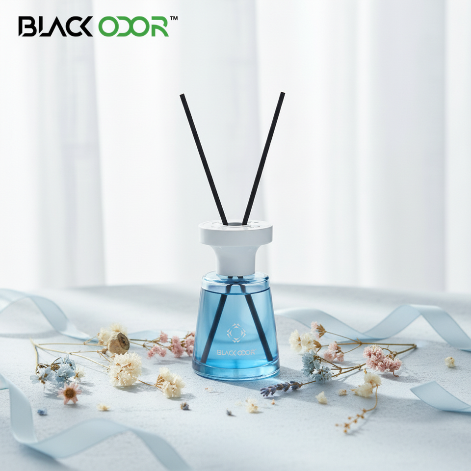 Indoor Diffusers BLACK ODOR Glass Indoor Diffuser for Hotels Car Perfume Long Lasting ...