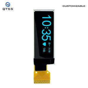 Qtss 0.91นิ้วแผงจอแสดงผลแบบโมเลนต์สีดำ (สีขาว) 14ขา SSD1306เชื่อมต่อ I2C ความละเอียด128x32 Passive Matrix MINI OLED - Product Image 3