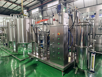 Machine économique de mélange de CO2 pour petites entreprises, mélangeur automatique de boissons gazeuses, ligne de production de sodas à retour sur investissement élevé (ROI) avec PLC