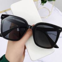 Nouvelles Lunettes de Soleil Rétro à Grande Monture Rectangulaire pour Hommes, Tendance Mode Noir, Protection Solaire de Voyage