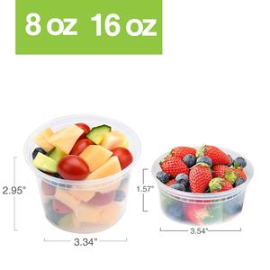 Nhựa Deli dùng một lần thực phẩm lưu trữ <span class=keywords><strong>container</strong></span> với nắp đậy kín - Product Image 6