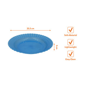 Assiette de service empilable et réutilisable en PP de luxe motif tournesol, sans BPA, écologique, qualité alimentaire, pour riz, nouilles, salades, fruits, collations - Product Image 4