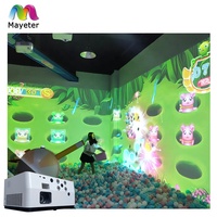 Centro de cuidado para niños Software de proyección interactivo Divertido patio de recreo interior Juego de proyector de piso de pared interactivo