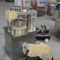 Machine automatique de fabrication de feuilles de pâte pour rouleaux de viande, mini rouleaux de printemps et samosas