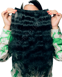Paquete de cabello Remy de onda natural india al por mayor, de un solo donante, con doble trama para tejido a máquina - Product Image 1