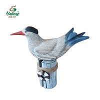 Oiseau de mouette en bois sculpté à la main, artisanat artistique en usine, décoration, 5 à 15 ans