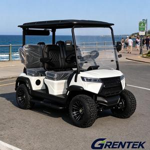 Carrito de Golf Todoterreno de Litio para 4 Personas, Carrito de Golf Eléctrico con Suspensión Independiente, Pantalla Grande, Audio y Color Personalizado - Product Image 1