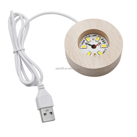 Visualisation créative en cristal 3D Système solaire visuel Nébuleuse de Saturne Lune USB RGB Cadeau d'ambiance coloré Lampe de table de chevet