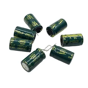 High Quality and Lowest Price 35V1000UF Electrolytic Capacitor Types of Polarized Capacitor