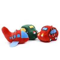 Porte-clés en peluche pour petite voiture, porte-clés en peluche pour avion